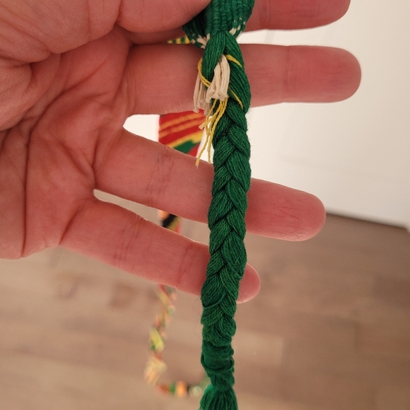 South American woven wrap belt - Picture 4 of 5